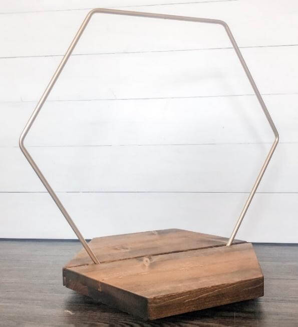 Hexagon Cake Stand Rental