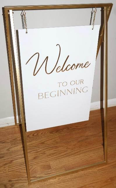 "Welcome" Sign